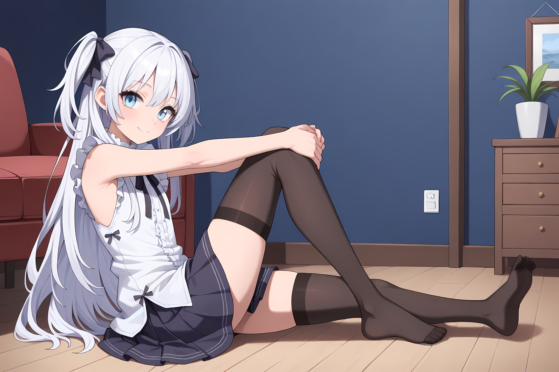 ニーハイ | の人気AIイラスト・グラビア