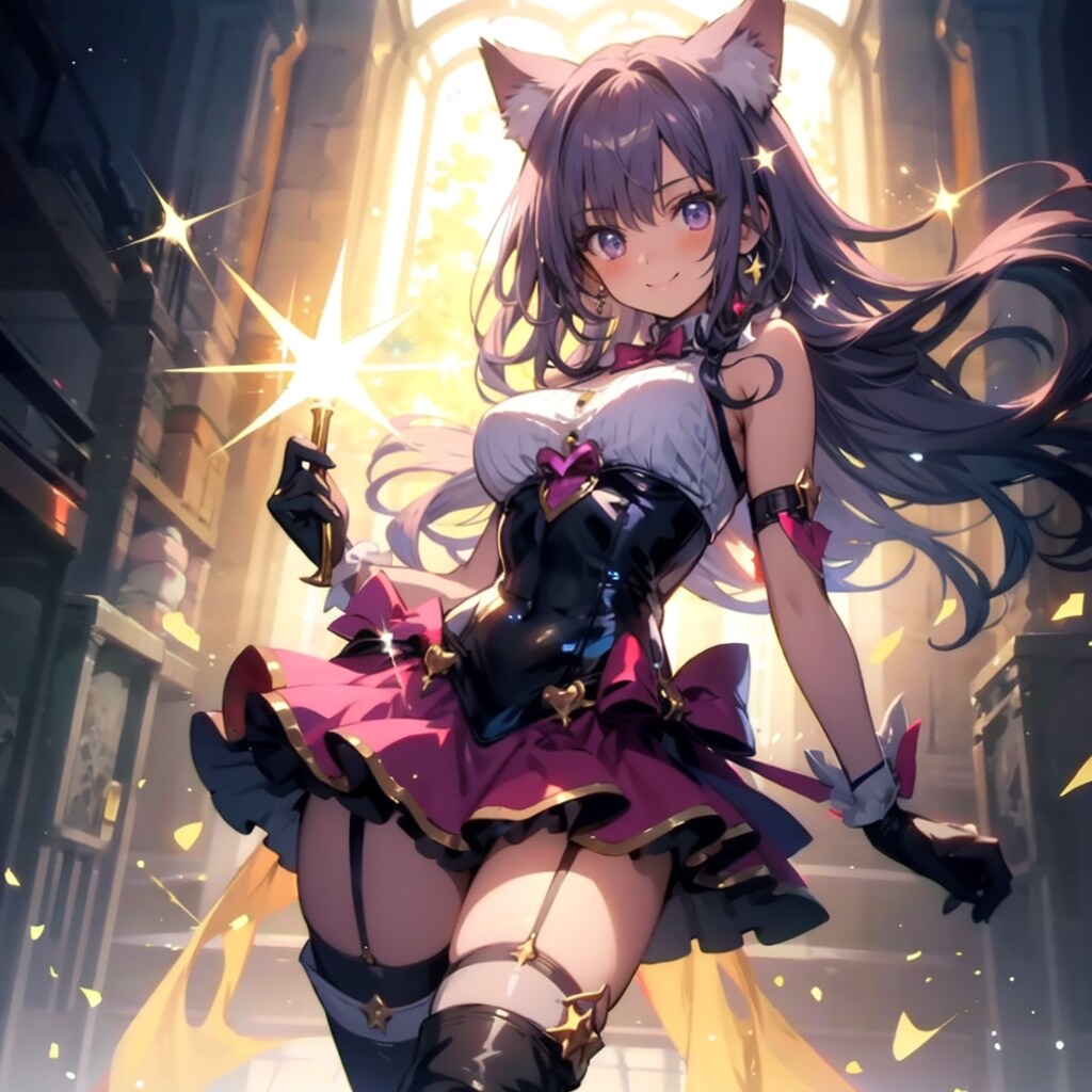 🪯💜🪄「仕方ないわね　手伝ってあげる」 | の人気AIイラスト・グラビア