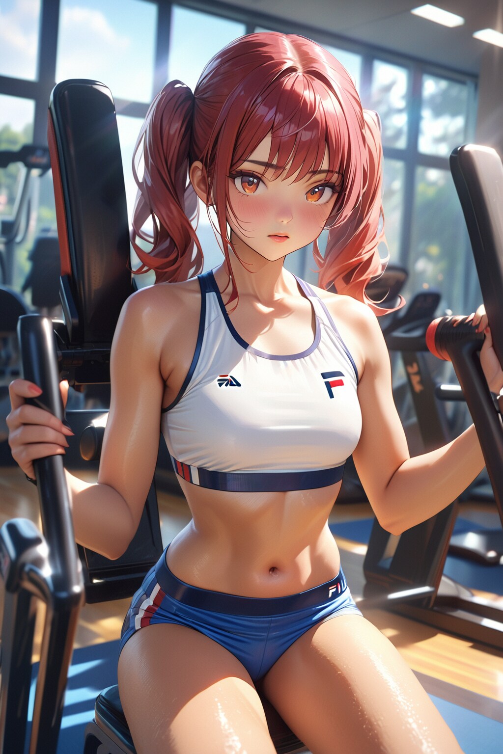 トレ中の茜ちゃん