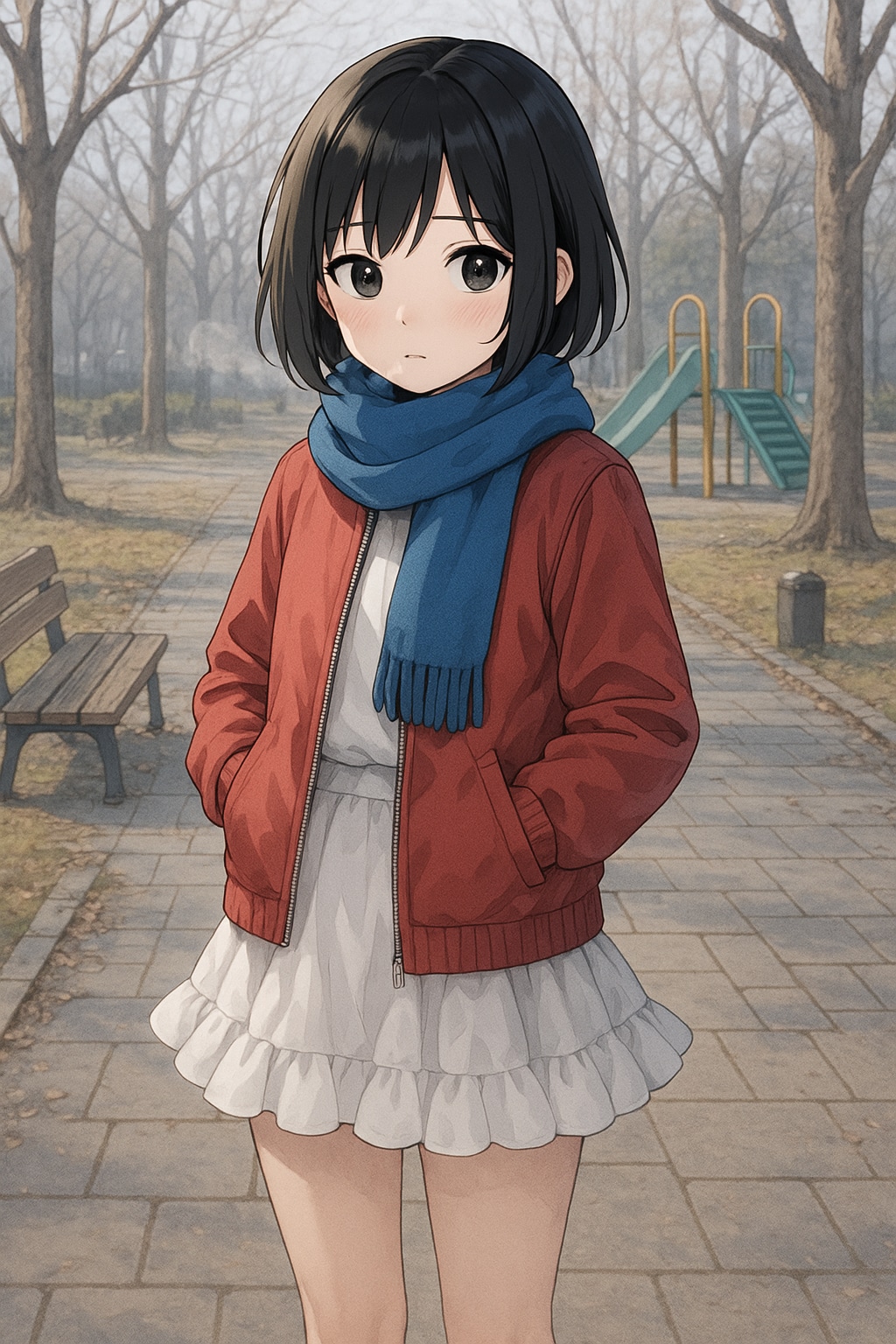 フリフリのスカートの女の子