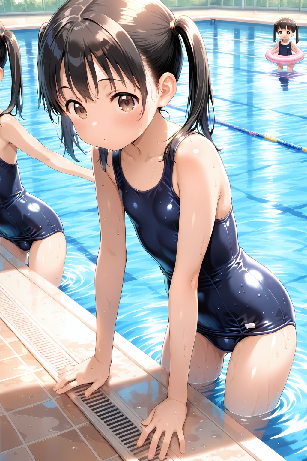 スク水美少女
