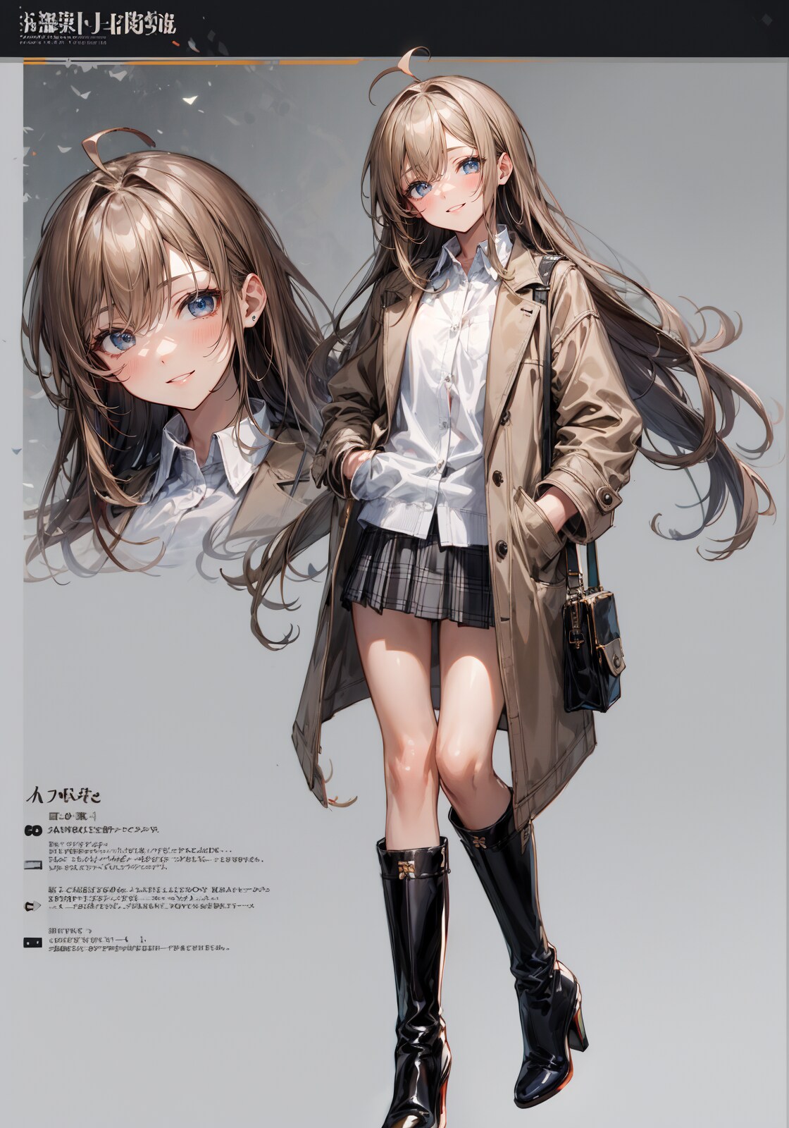 「コート女子」コンセプトアート