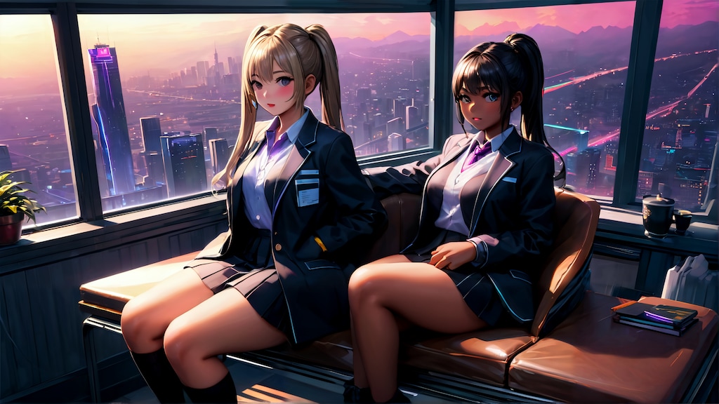 ギャルJKと近未来２(学校編)