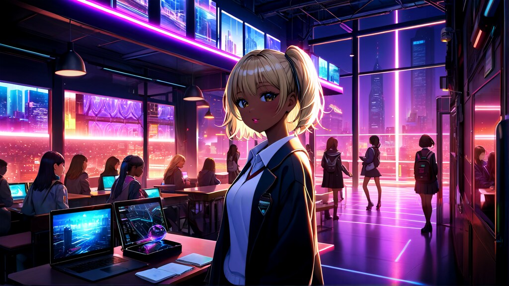 ギャルJKと近未来２(学校編)