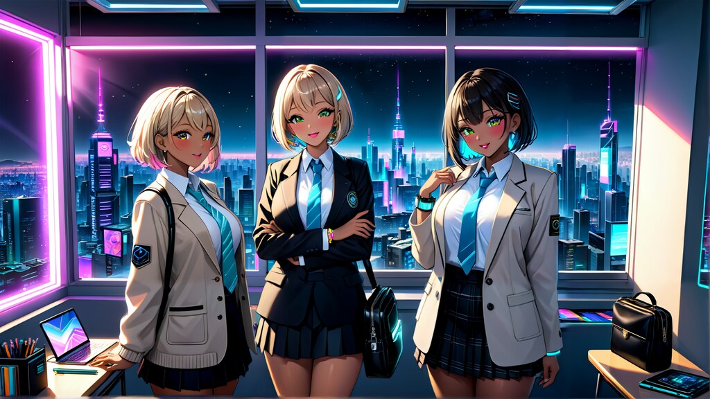 ギャルJKと近未来２(学校編)