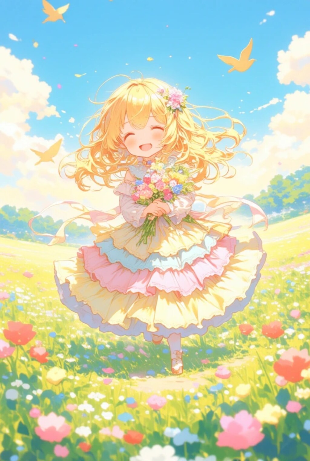 フリフリロングスカートちゃん