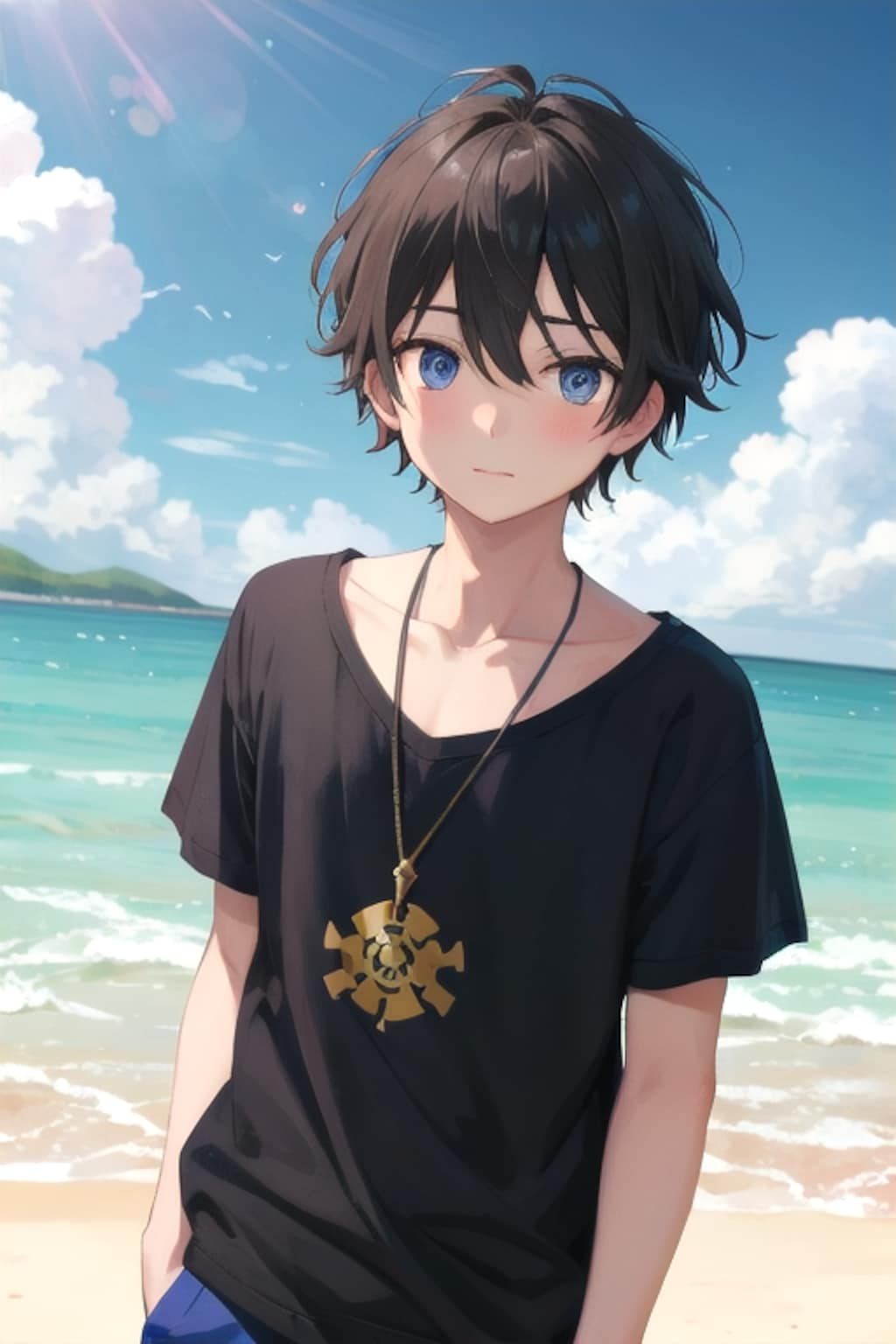 少年の瞳、九歳の夏