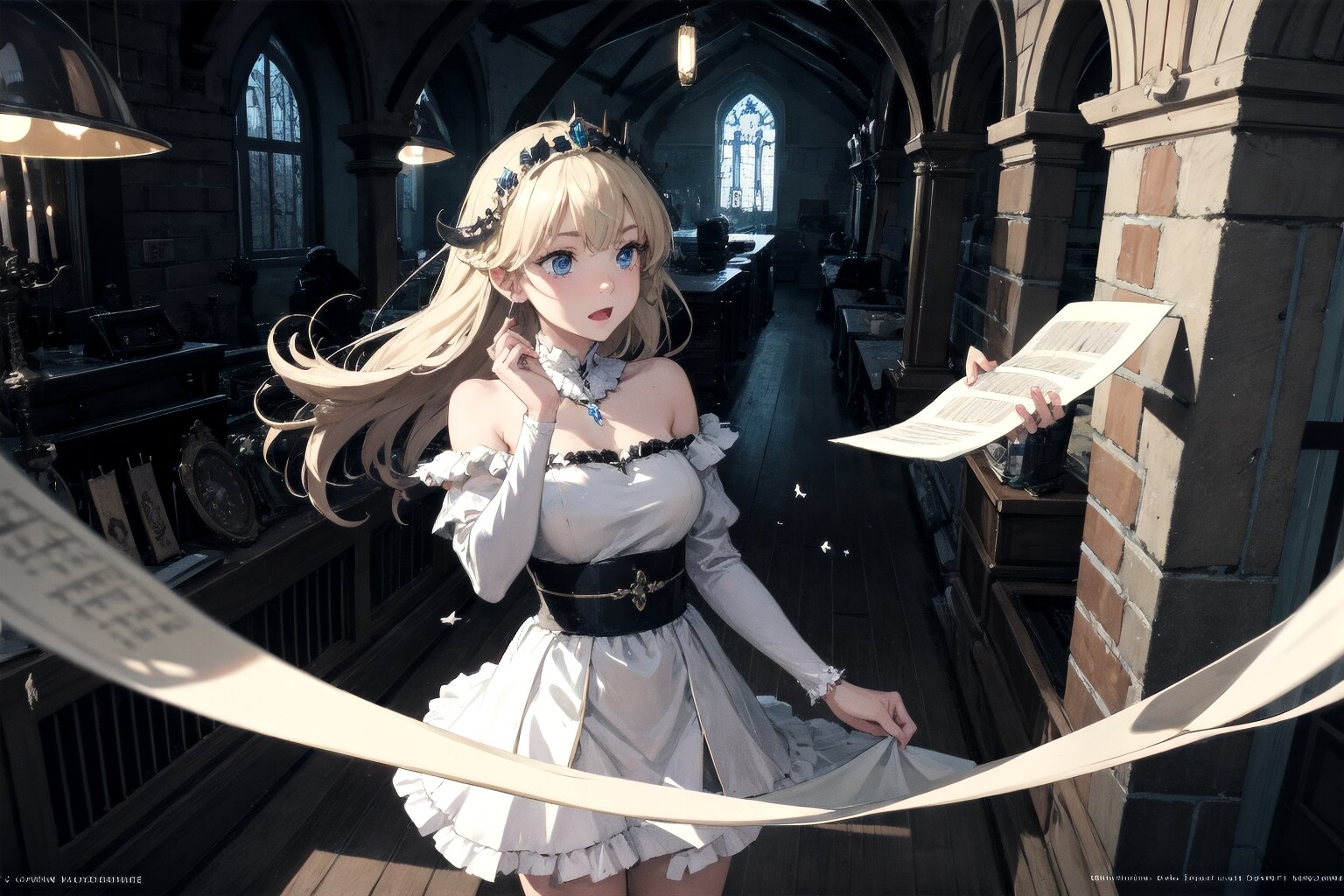 聖女の一日，The work of the saints