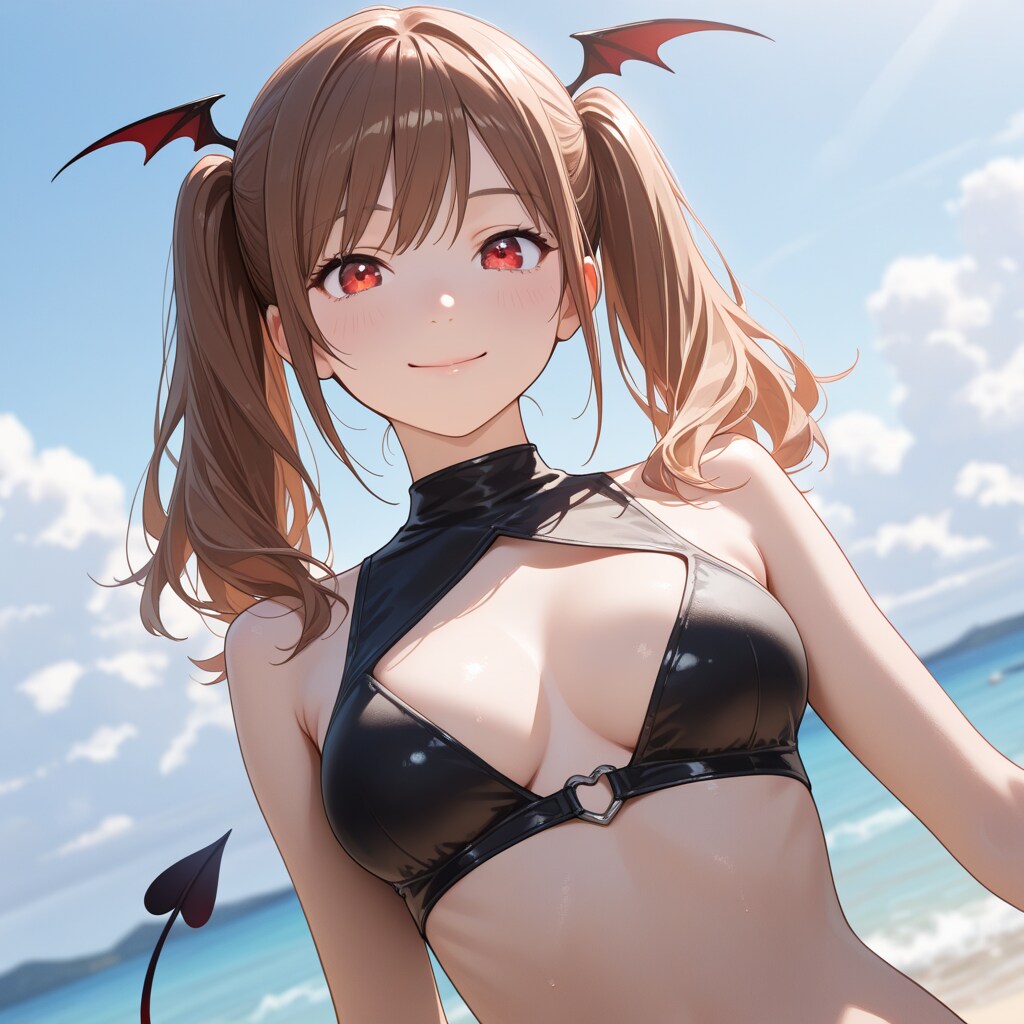 えーと・・・その頭のモノと尻尾は一体・・・？