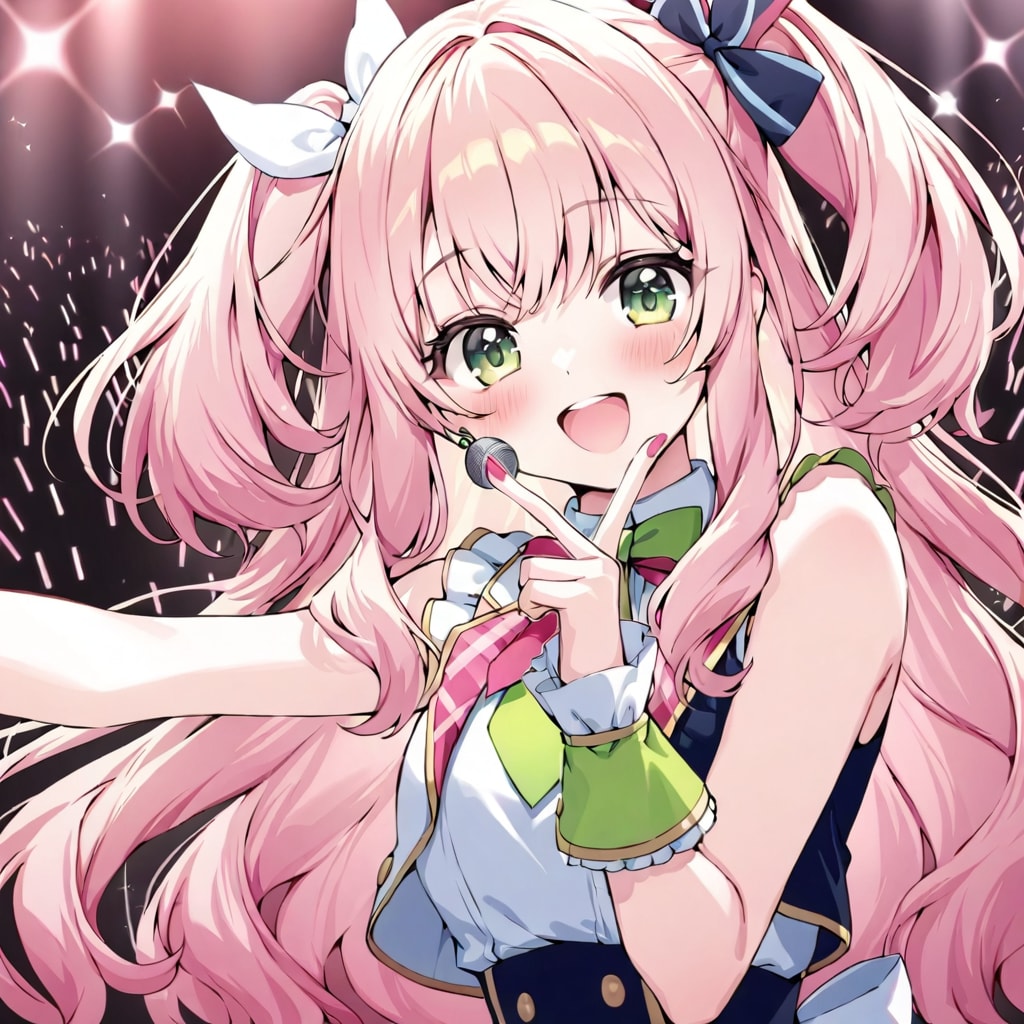 究極のアイドル、ピンク担当