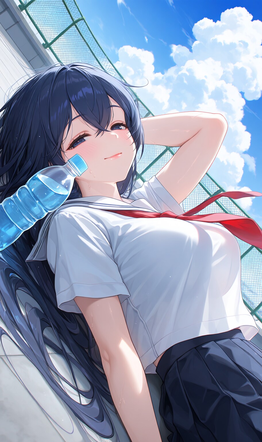 放課後、屋上の風にほどける。
