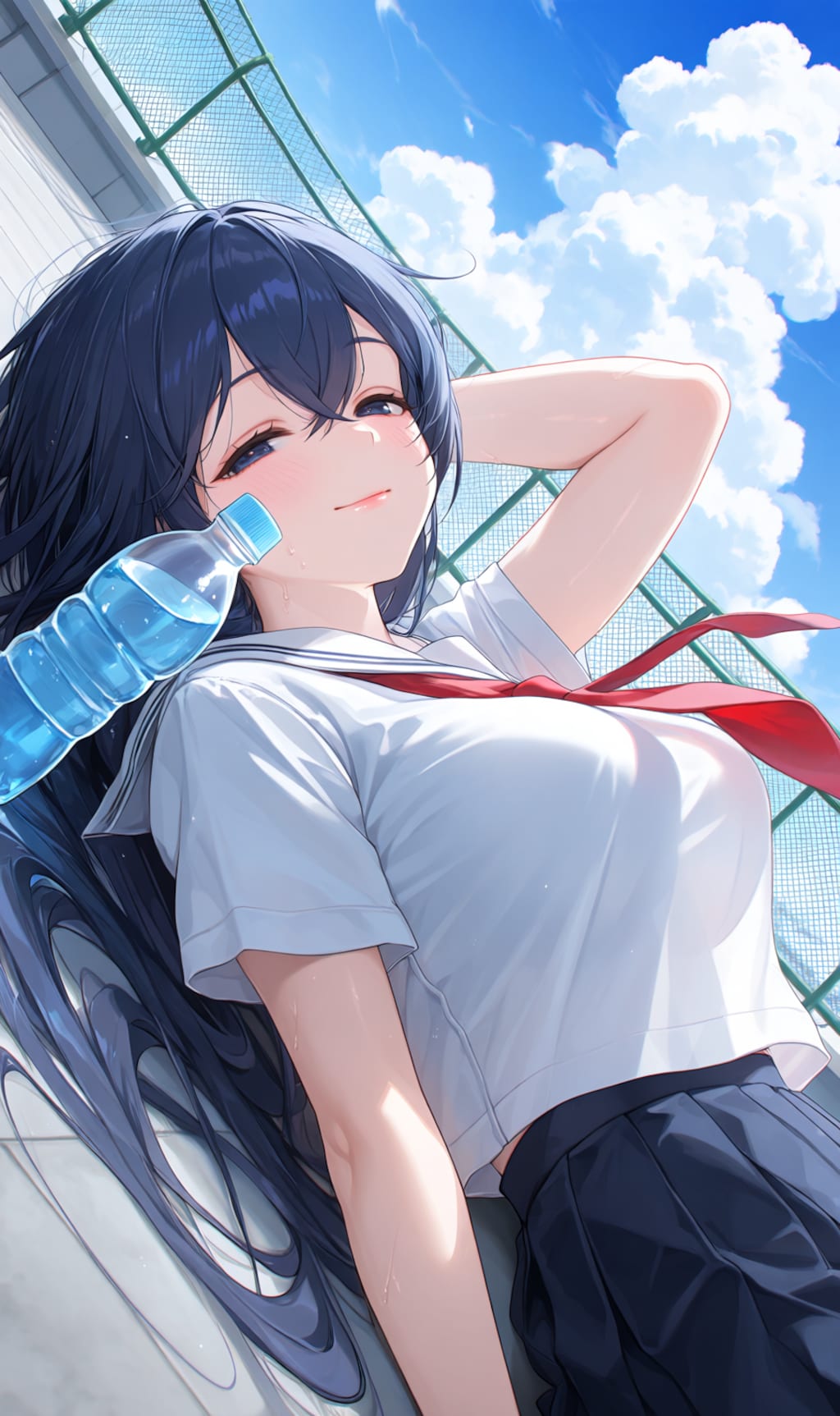放課後、屋上の風にほどける。