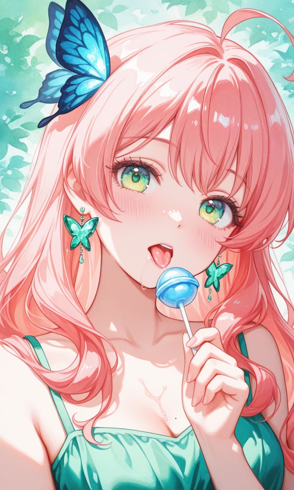 チュッパチャップス×唾液