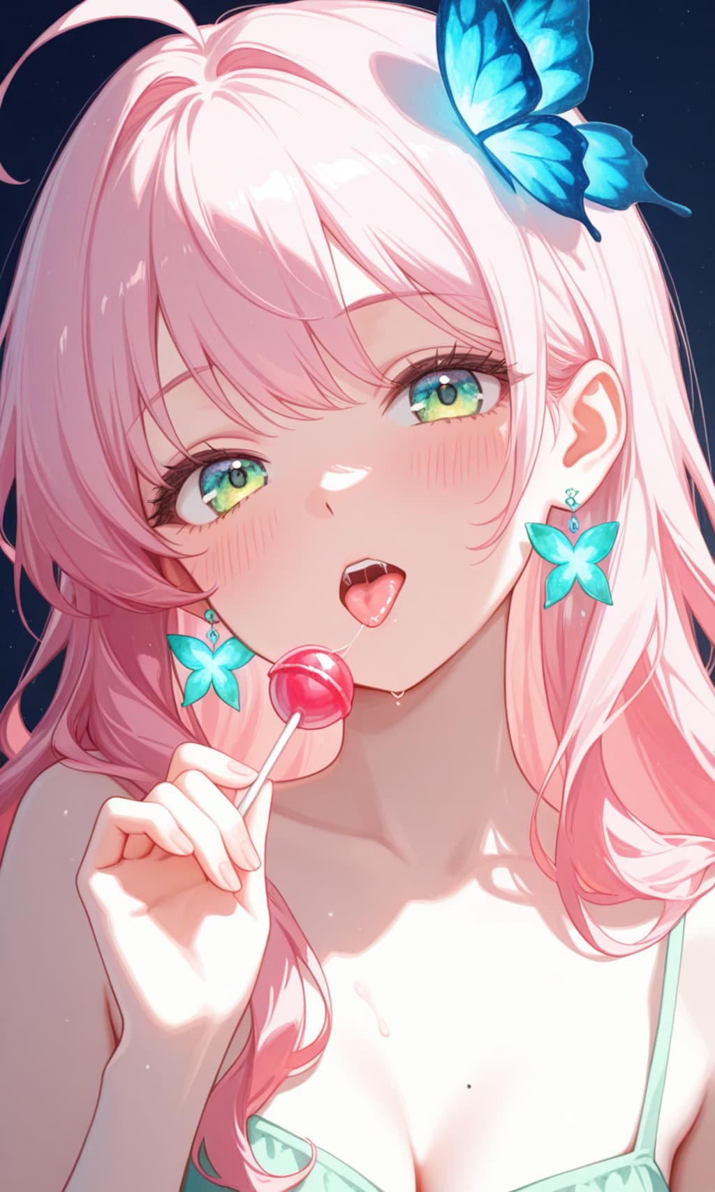 チュッパチャップス×唾液