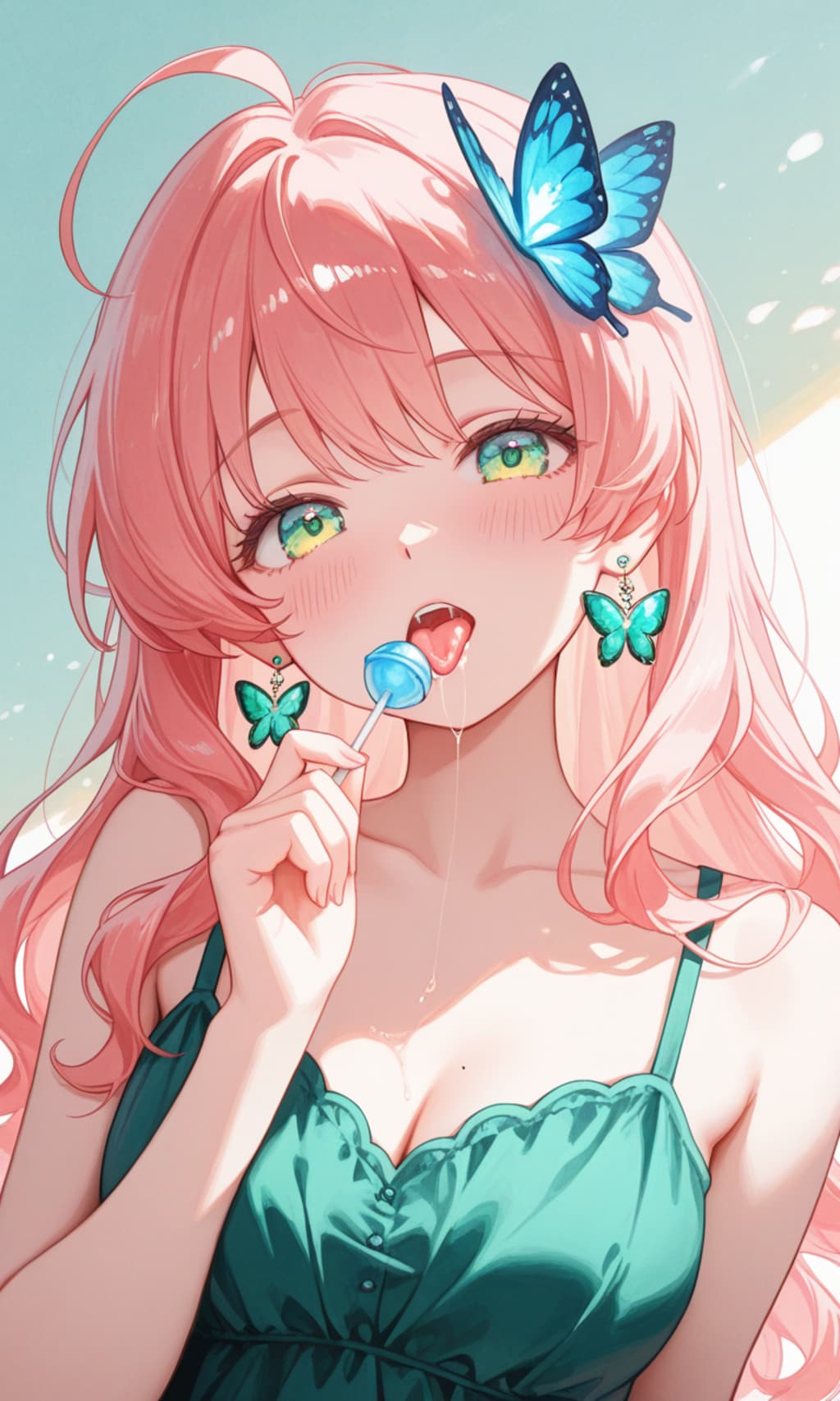 チュッパチャップス×唾液