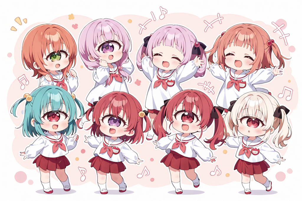 ちちぷいようちえん、あたらしいせいふく（白バージョン）