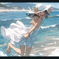 海デート(water color) 4枚目