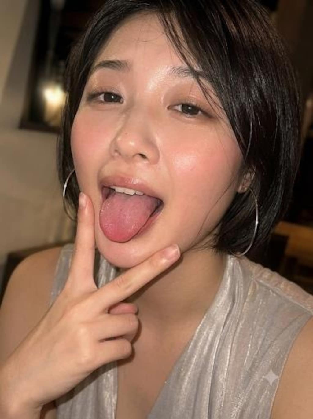 ほろ酔いお姉さんの吸い込み