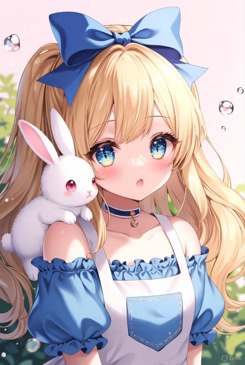 うさぎと少女 | の人気AIイラスト・グラビア