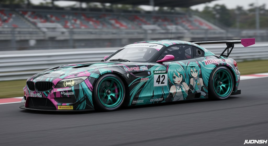 BMW 初音ミクレーシングカー