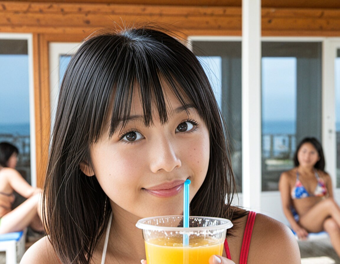 海を楽しむ美少女_51