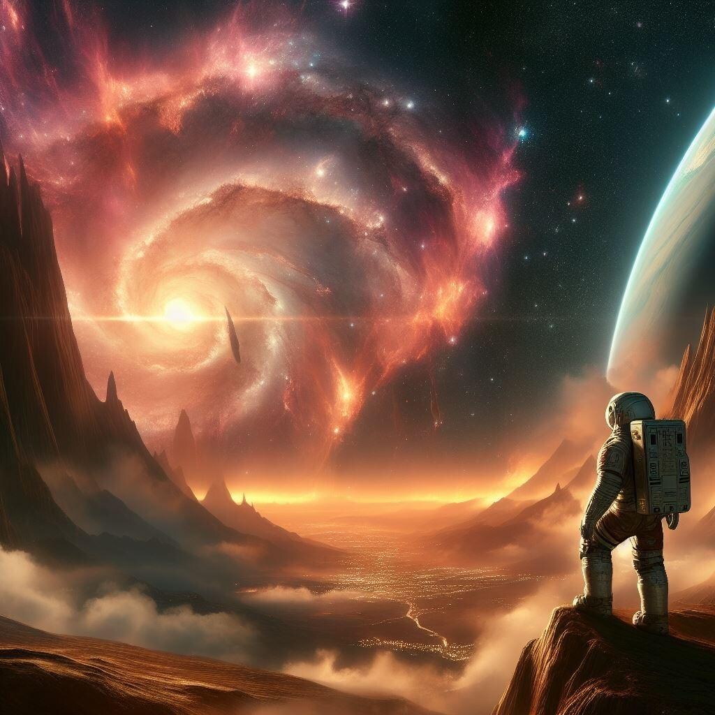 銀河の果てにたどり着いた