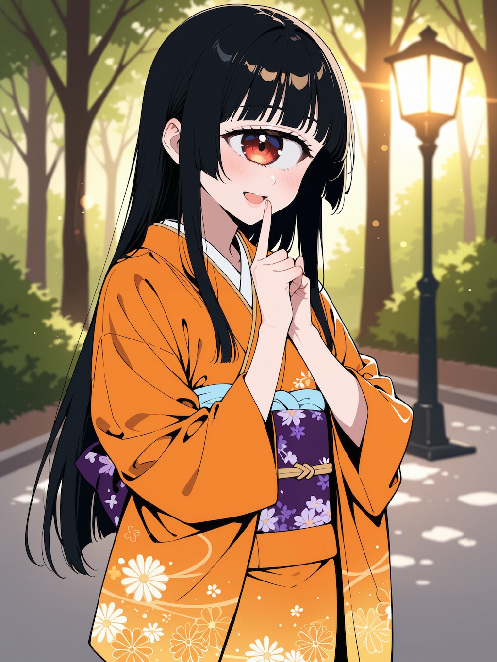うちの子、黒髪２
