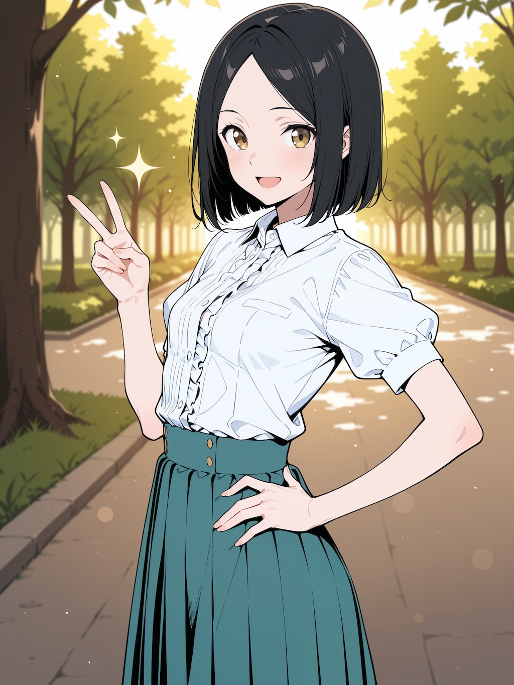 うちの子、黒髪２