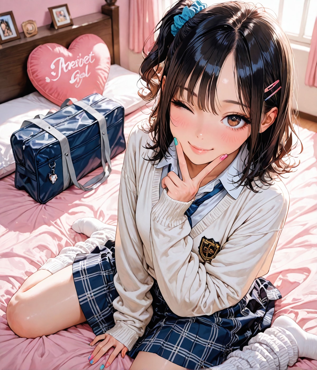 白ギャルJK自己紹介🥰