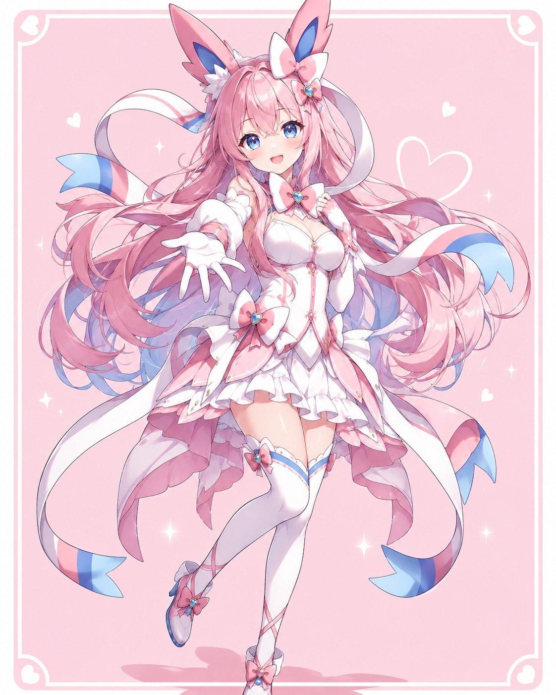 擬人化ニンフィアちゃん