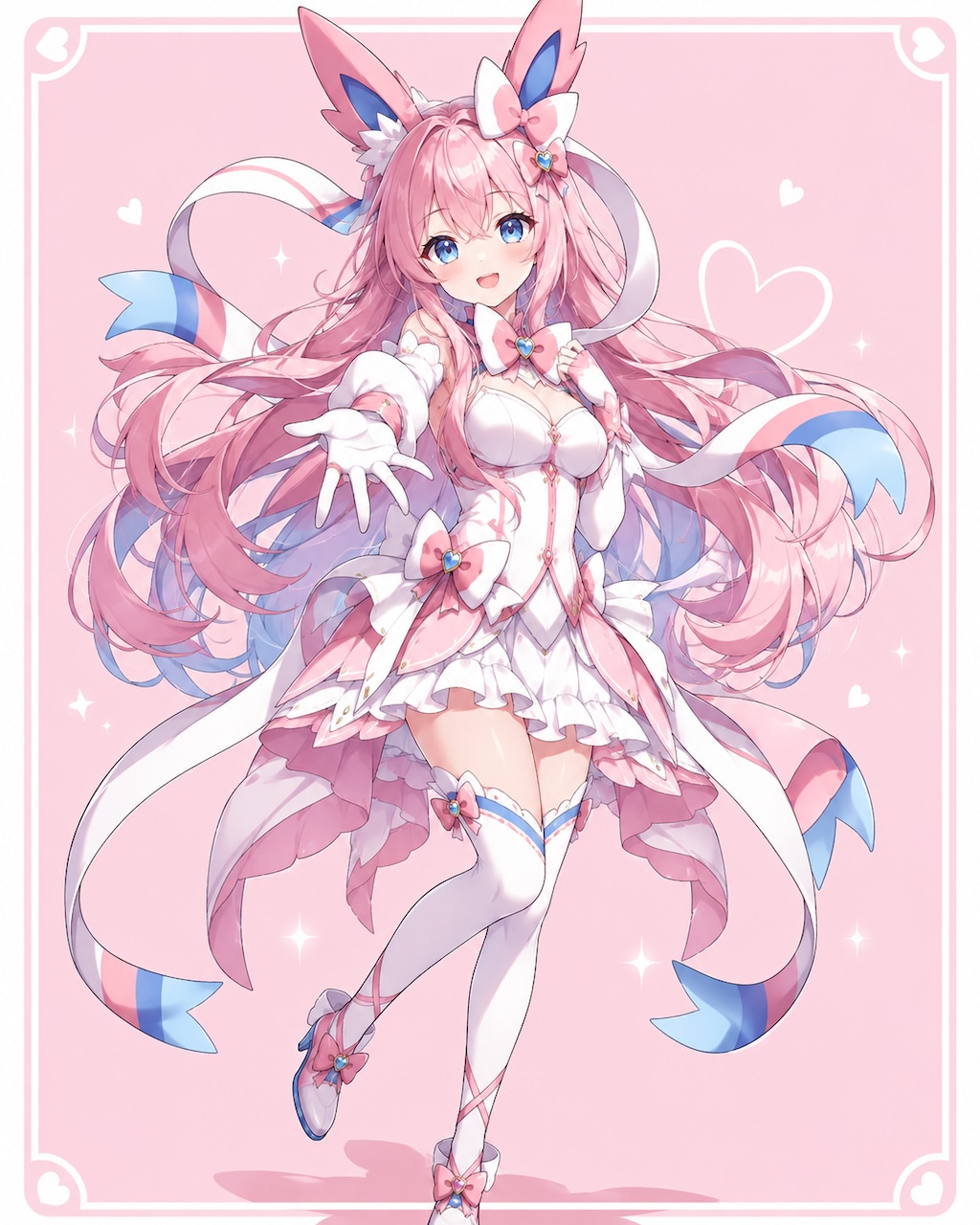 擬人化ニンフィアちゃん