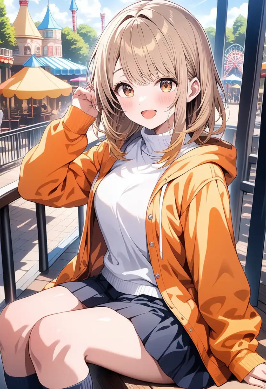 晴れて良かったね!