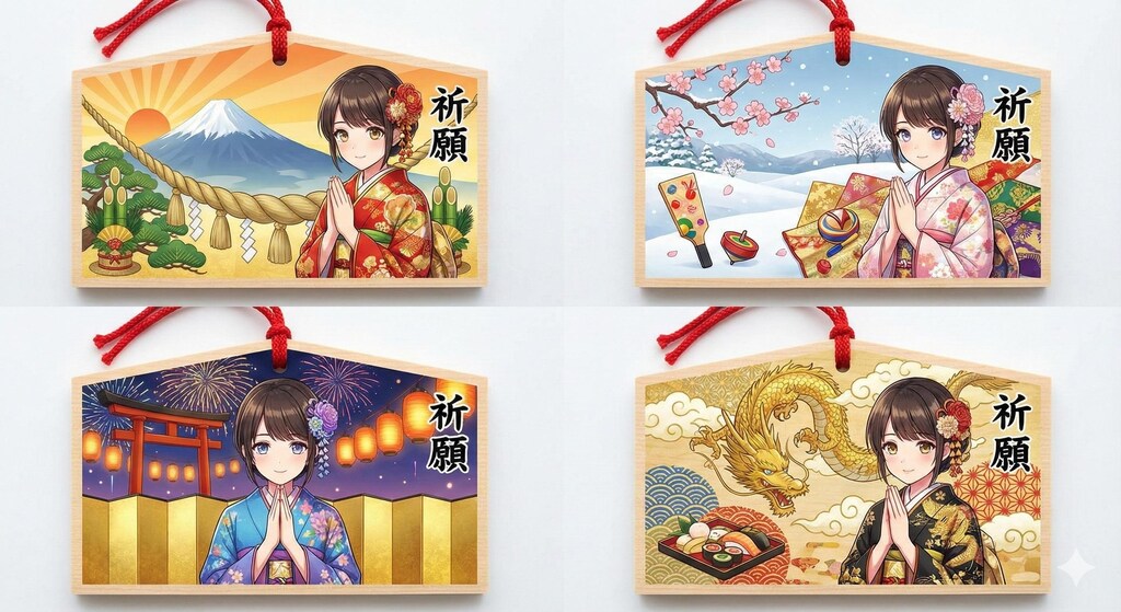 絵馬に託す未来 2026