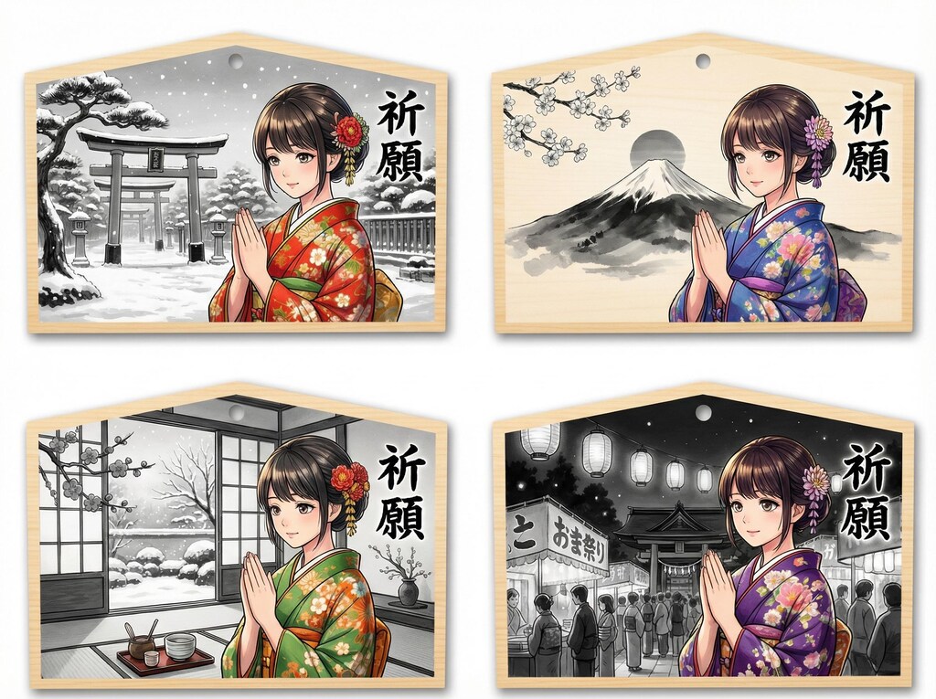 絵馬に託す未来 2026