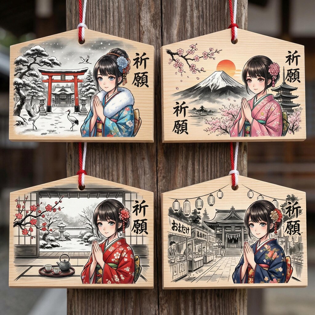 絵馬に託す未来 2026