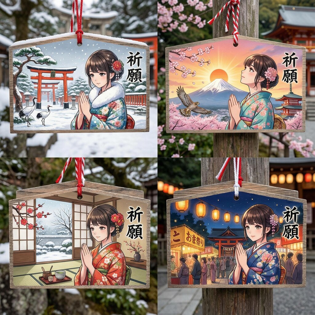 絵馬に託す未来 2026