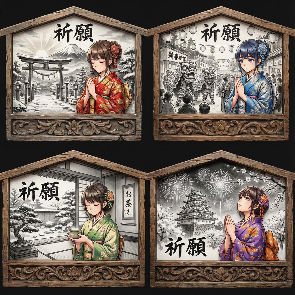 絵馬に託す未来 2026