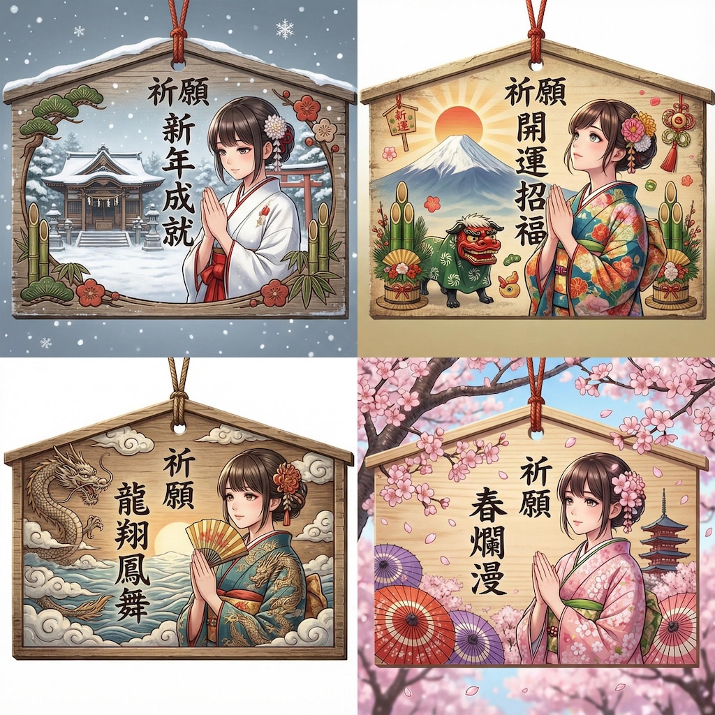 絵馬に託す未来 2026