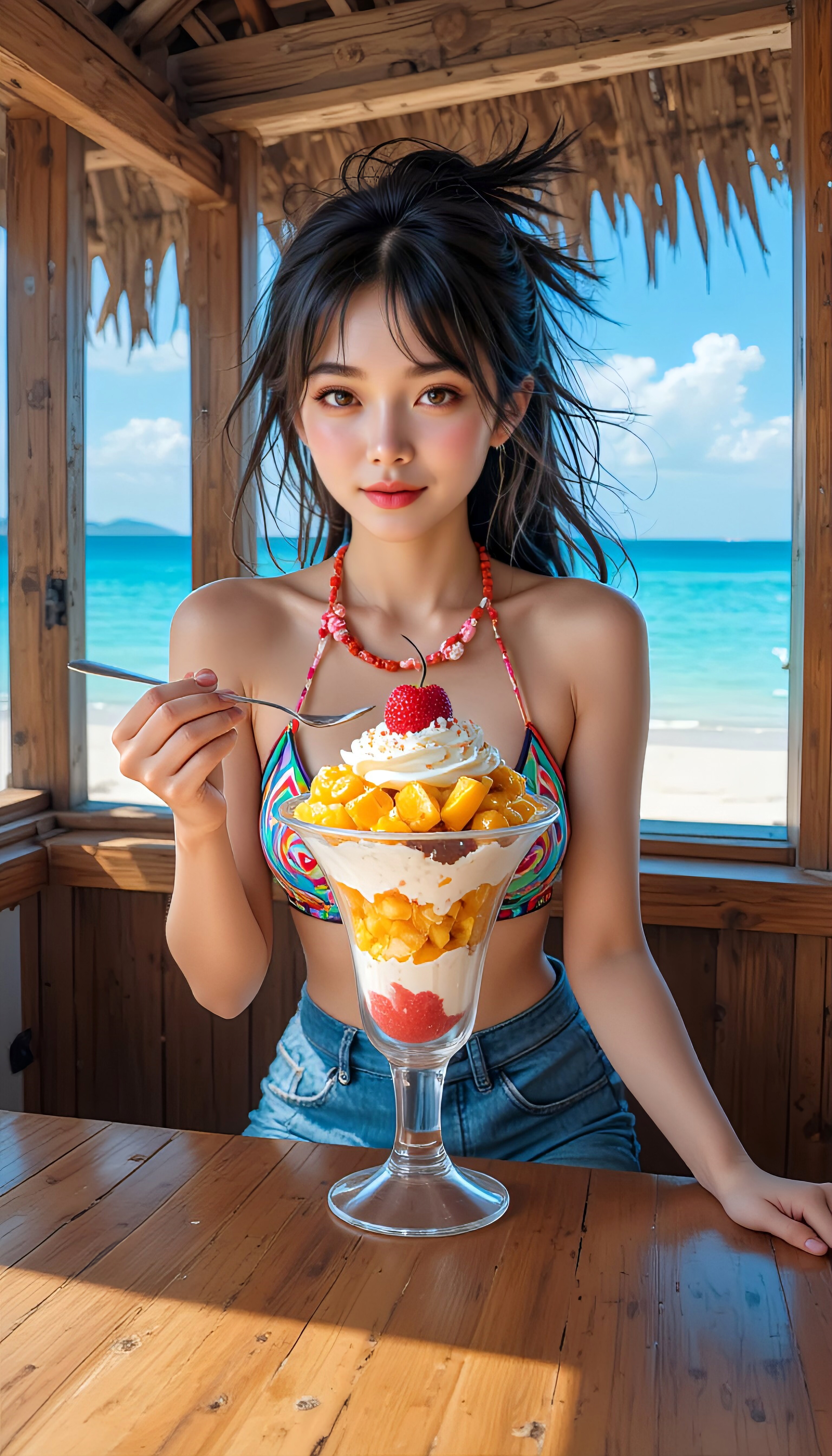 海沿いのカフェ