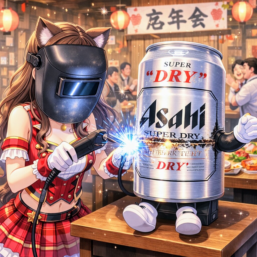 隠し芸に切断＆結合ショーを行う小さな女の子