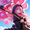 私は風船地獄の死神よ。行きましょう! 迎えに来たわ♡ 5枚目