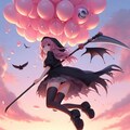 私は風船地獄の死神よ。行きましょう! 迎えに来たわ♡ 11枚目