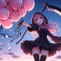 私は風船地獄の死神よ。行きましょう! 迎えに来たわ♡ 4枚目