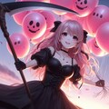 私は風船地獄の死神よ。行きましょう! 迎えに来たわ♡ 10枚目