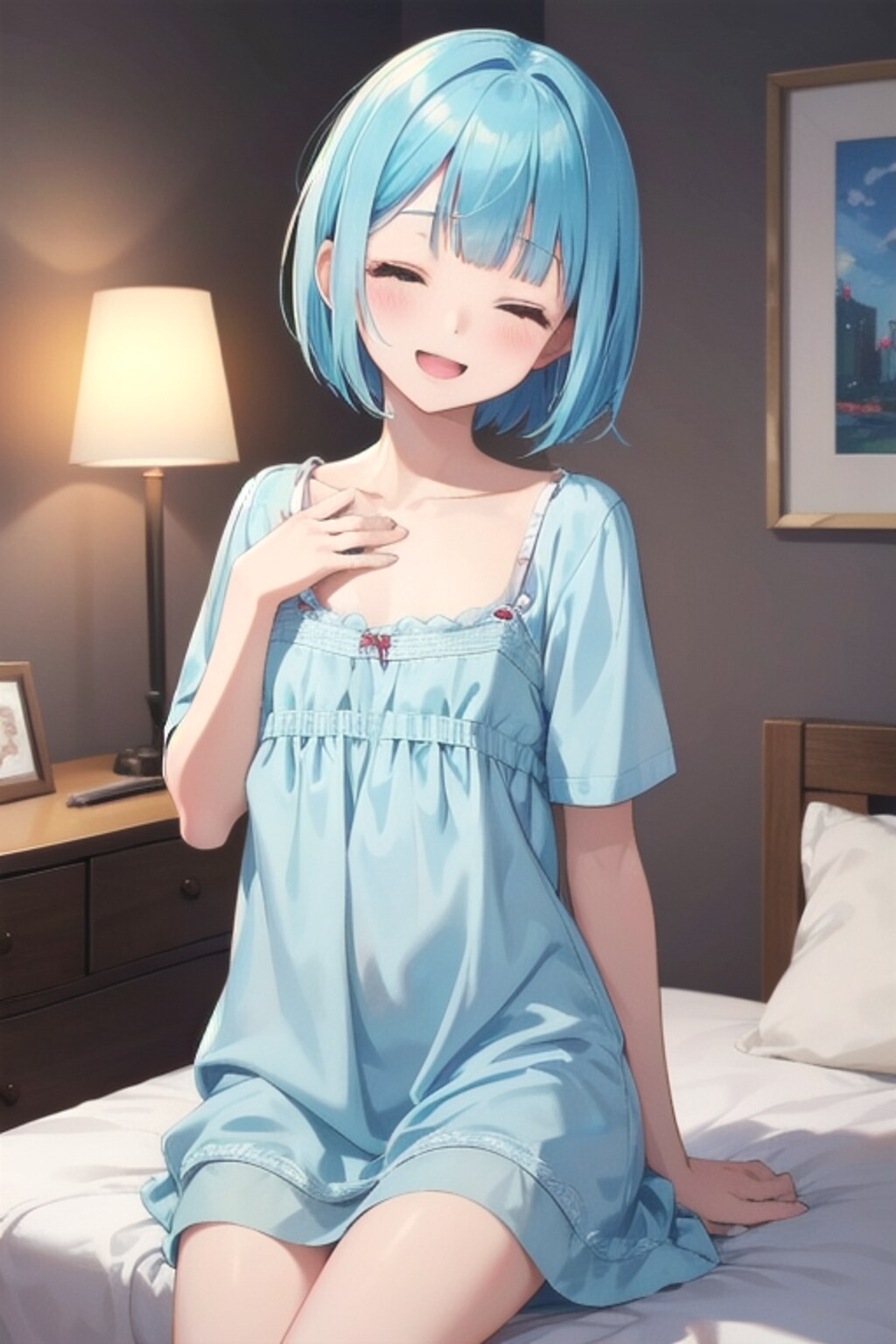 おにーちゃん、今日は私と寝よーね❤️