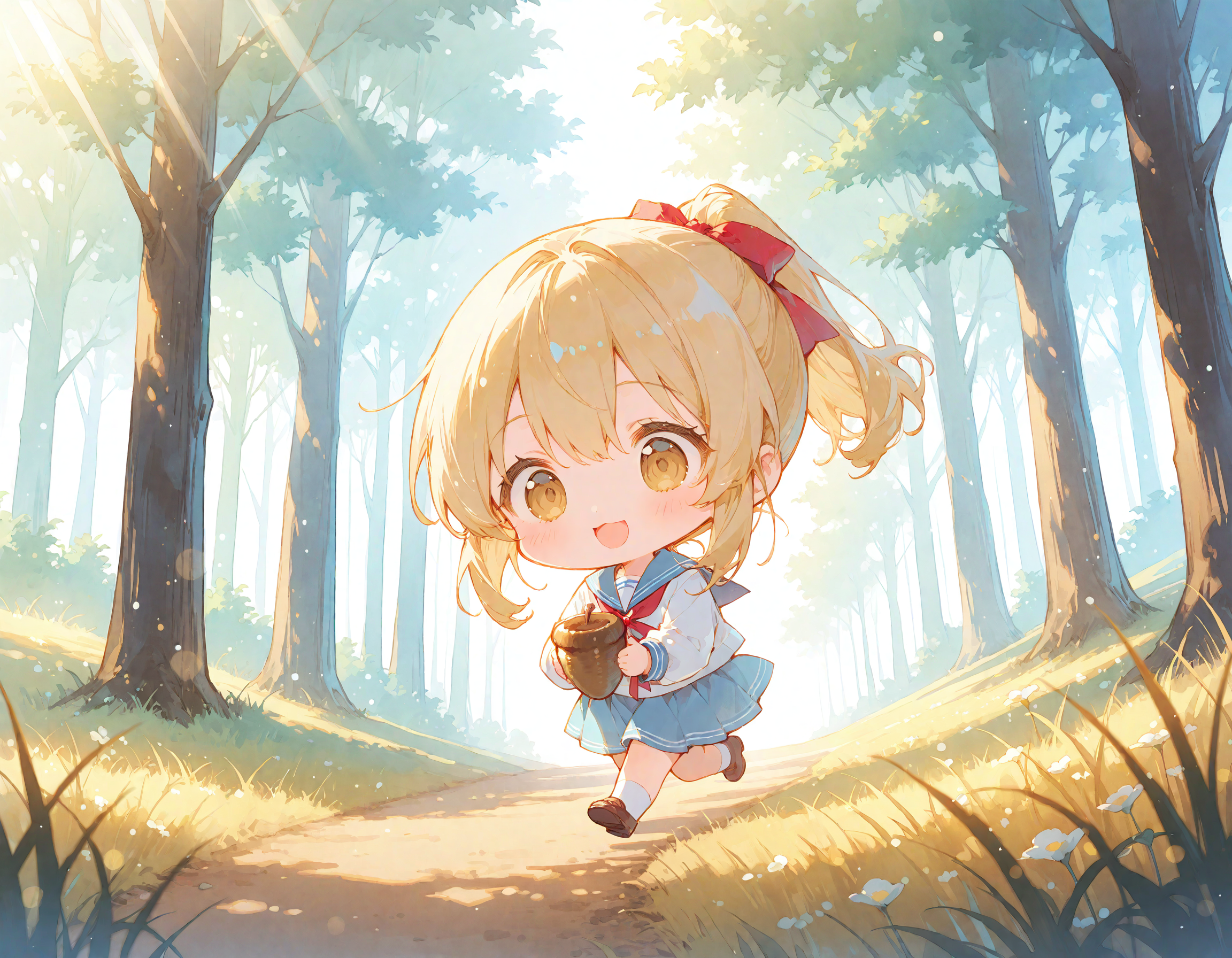 ちび金ポニテちゃんの冒険その15 | の人気AIイラスト・グラビア