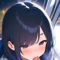 [操り]電車内でフェラさせる男_部分染め女子 10枚目