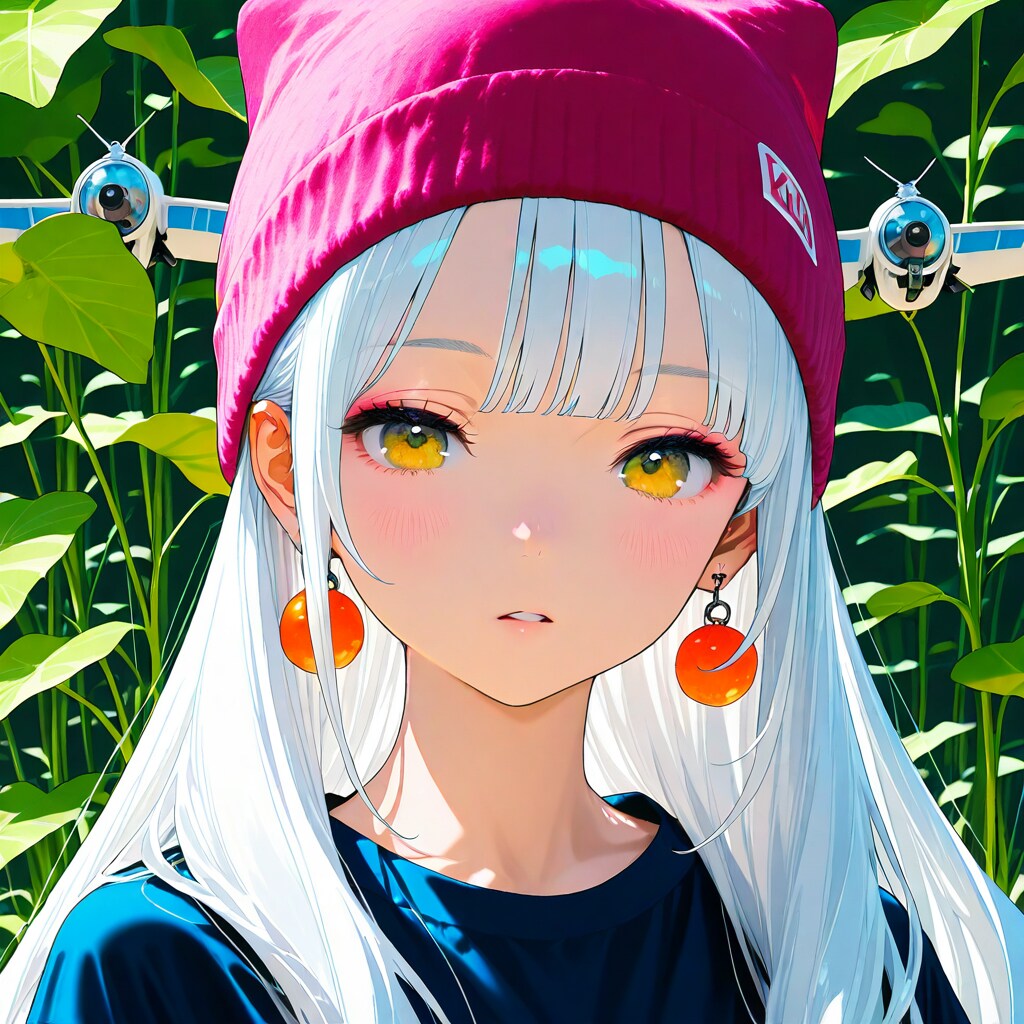 アクリルのイヤリング