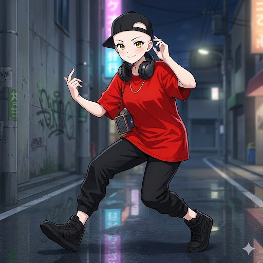 はじめてのヒップホップ（フィギュア付） | の人気AIイラスト・グラビア