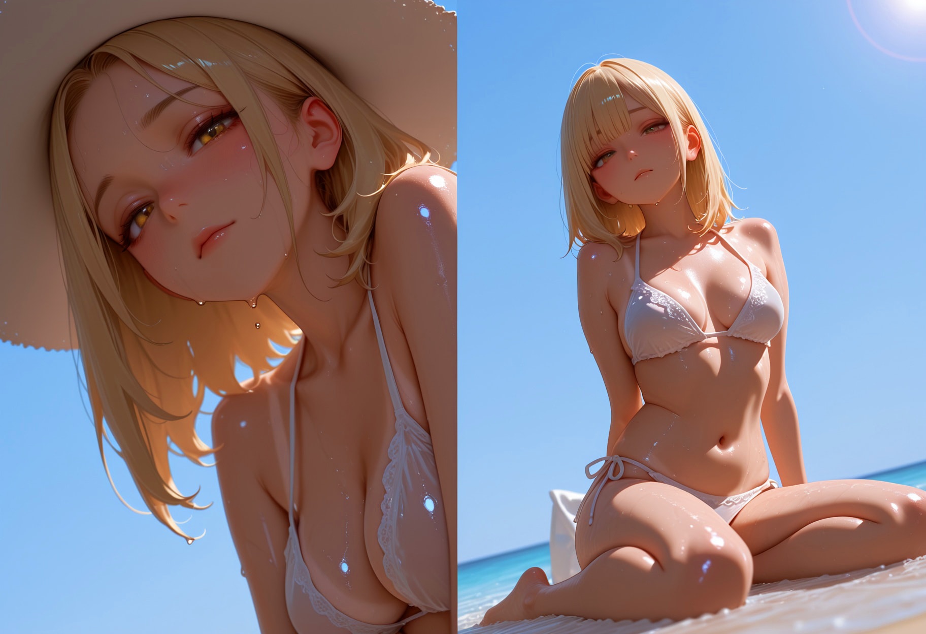 水着美女！